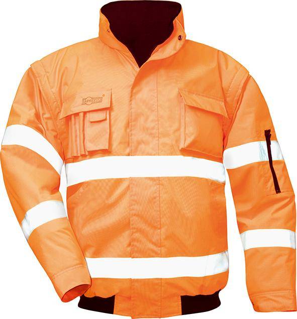 Warnpilotenjacke Tom, Gr. XL, orange