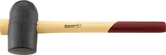 Gummi-Kompositions-HammerGröße 2B 64mm schwarz FORMAT