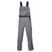 Arbeitslatzhose - Gr. 48 - schiefer/schwarz - Streifen schwarz/rot - 65% Polyester - 35% Baumwolle - ca. 285 g/m² - strapazierfähig -"Highline" Arbeitslatzhose - Gr. 48 - schiefer/schwarz - Streifen schwarz/rot - 65% Polyester - 35% Baumwolle - ca. 285 g/m² - strapazierfähig -"Highline"