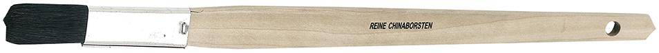 Plattpinsel gerade 20mm schw. Chinabor.Nölle