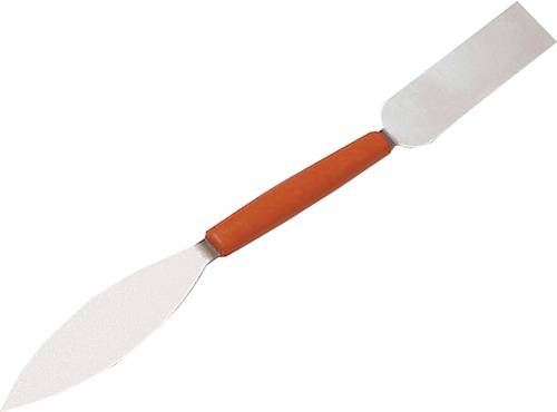 Stukkateureisen B.16mm rostfr.VA,Ku.-Griff rostfr.VA rot HAROMAC