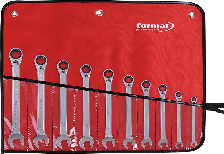 Ringratschenschlüssel- Satz 8-24mm 10-teilig FORMAT