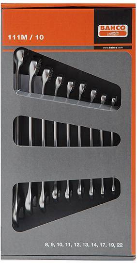 Ringmaulschl.Stz.DIN3113A10tlg. Bahco