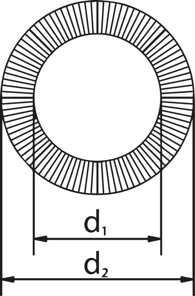 Nord-Lock Scheiben St. Zinklam.NL10 a20St.