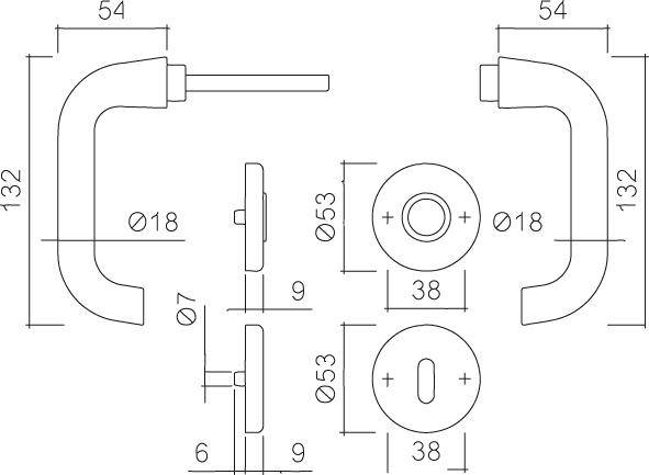 Garnitur Rosette138L/42KV/42KVSGRT- F2 8 PZ 37-42