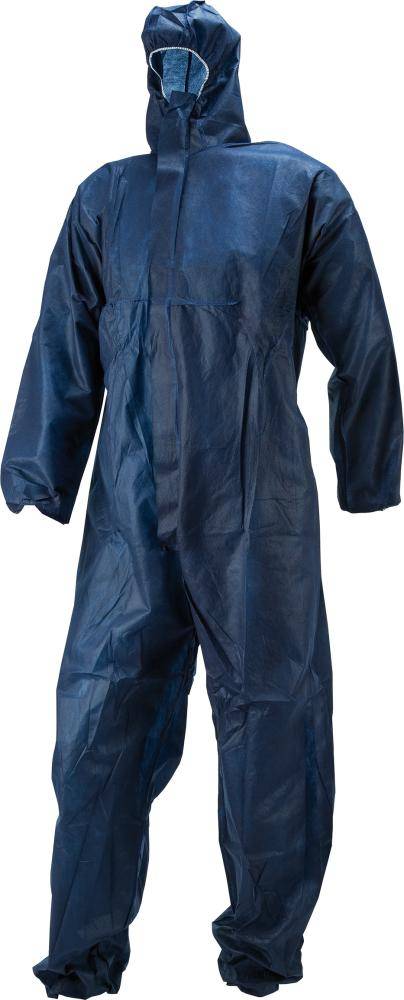 Einwegschmutzanzug, PP, Gr. L, blau, FORTIS