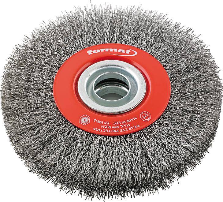 Rundbürste Stahl 125x22mm FORMAT