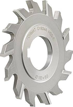 Scheibenfräser DIN885 HSSE Typ HR Form A Kreuzverzahnt 80x6mm FORMAT