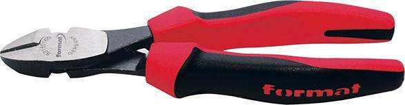 Kraft-Seitenschneider poliert mit 2-Komponenten-Griffen 180mm FORMAT