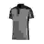 FHB KONRAD Polo-Shirt grau-schwarz Gr. 5XL