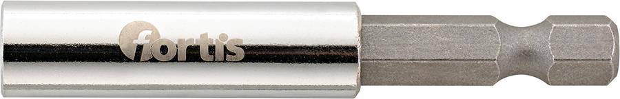 Bithalter 1/4" für 1/4" Bits Magnet + Sprengring 60mm FORTIS