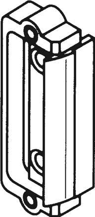 Fallen-Austauschstück Nr.115 hell verzinkt