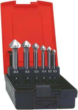 Kegelsenker-Set lang WN HSS 90Grad 6,3-20,5mm FORMAT