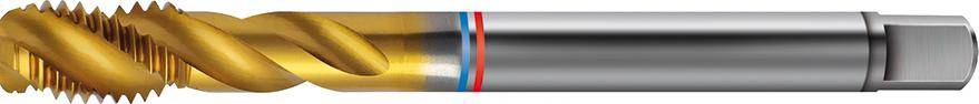 Maschinengewindebohrer TANDEM FAT DIN374 HSS-PM TiN Form C 6H M16x1,5 FORMAT