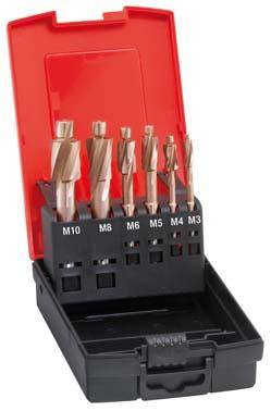Flachsenker-Set Mittel DIN373 M3-M10 FORMAT
