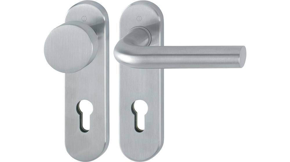 HOPPE Kurzschildgarnitur Bonn E58/353K/150Z Vierkantmaß 8mm PZ-72 F69