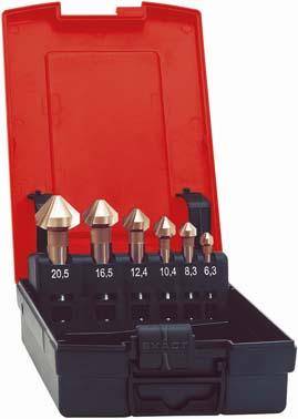 Kegelsenker-Set DIN335 HSS Form C 90Grad 6,3-20,5mm FORMAT