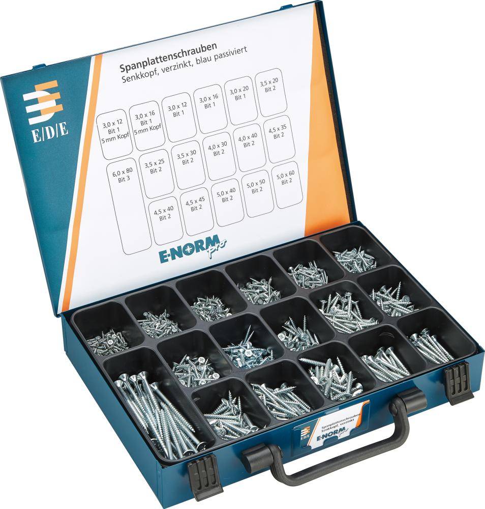 E-NORM Montagekoffer 1 SPS Senkk. zn blau PZD