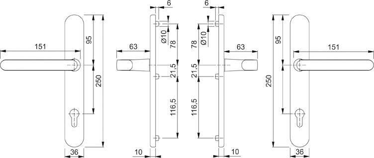 Garnitur Schild1500/3357NGRT F1-2 8 PZ-92 67-72