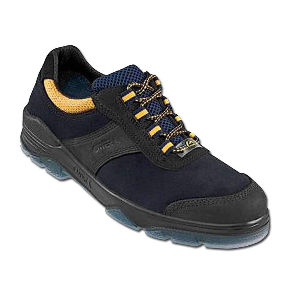 Sicherheithalbschuh - Gr. 46 - schwarz - Nubukleder und hydrophobiertes Velourleder - Weite 11 - S2 - HRO - 98402 - OTTER - "NEW BASIC COMFORT"