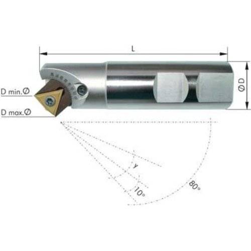 IHTec Fasenfräser 10-80 ° D 25 mm Z 1