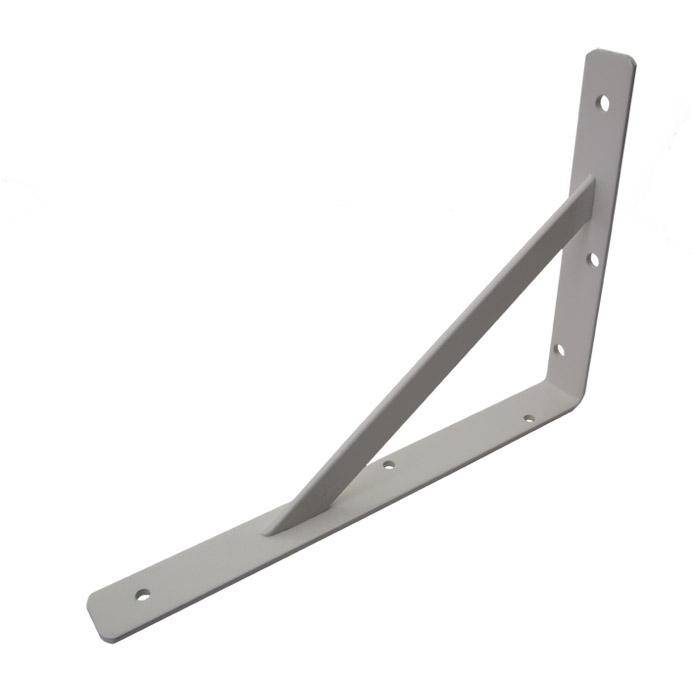 Stegkonsole - 250 x 150 x 4 mm - weiß - VE 10 Stück - Preis per VE