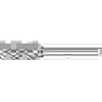 Frässtift - PFERD - Hartmetall - Schaft-Ø 6 mm - für Stahl - Zahnung STEEL - Bezeichnung ZYA 1225/6 STEEL - Gesamtlänge 65 mm - Frässtift-Ø x L