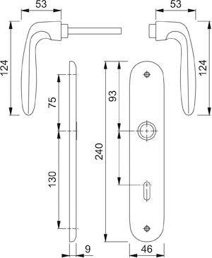 Zi.Langschildgrt.1510/273P F1 OB 72/8mm