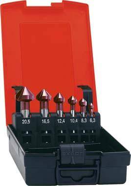 Kegelsenker-Set TiAlN Form C 90Grad 6,3-20,5mm FORMAT