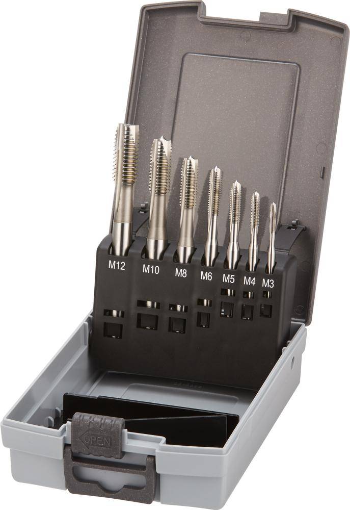 Maschinengewindebohrer- Set HSSE DIN371/376 Form B M3-M12 FORTIS