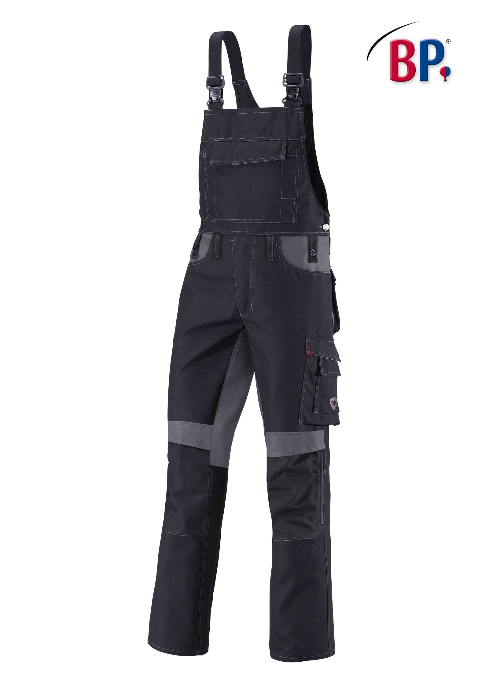 BP® Strapazierfähige Latzhose mit Kniepolstertaschen, Gr. 50n
