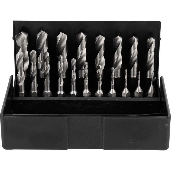 Bit-Satz Spiralbohrer HSS1-10mm 19-teilig Bit-Satz Spiralbohrer HSS1-10mm 19-teilig