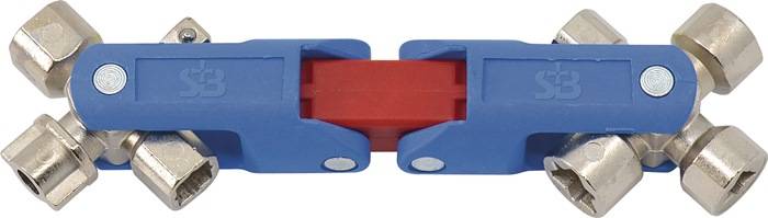 Doppel-Schaltschrankschlüssel SuBMaker Quadro Plus 14 Funktionen Bitaufn.