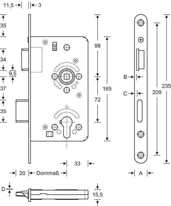 E.Schl.Behörden 60/72PZW 24 rd Edelst. R