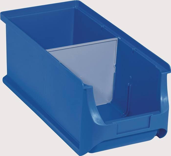 Trennw.ProfiPlus f.Stapelsichtboxen H.115mm PS grau ALLIT