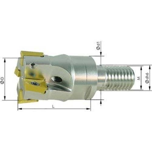 IHTec Einschraubfräser 90 °mit Innenkühlung 32,0 mm Z 5 für APKT10