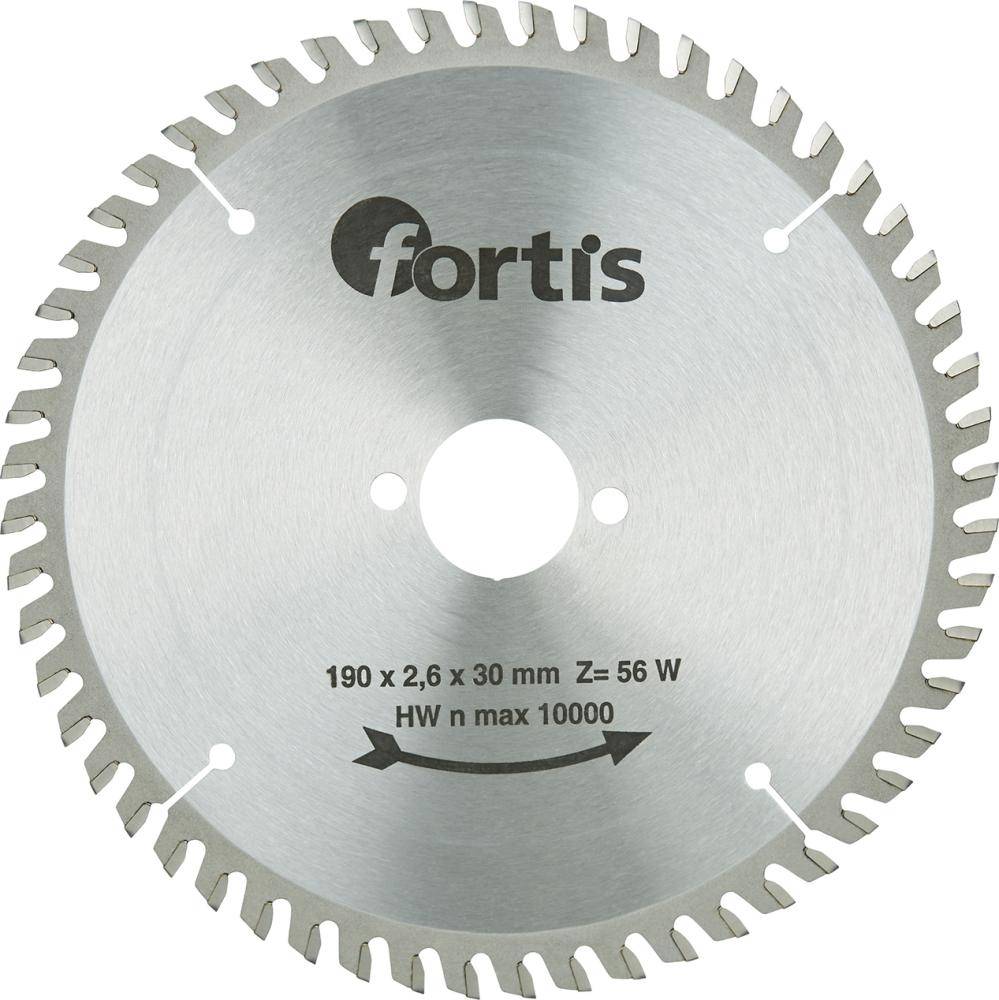 HW-Kreissägebl. 190x2,8 x30mm Z56W Fortis