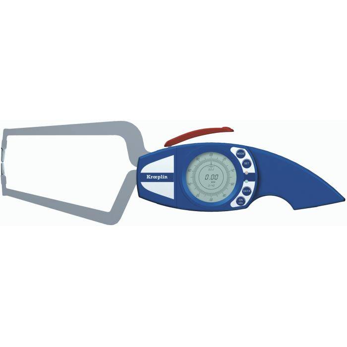 Aussenschnelltaster "Kröplin" - IP 67 - LCD Display - mm/inch-Umschaltung - Bereich 0-20 - Messtiefe 50