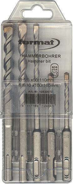 Bohrer SDS-plus 5-teilig FORMAT