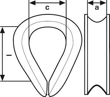 Kauschen ehem.DIN 6899 SBgalZn B RW 5,0mm a 2 Stk