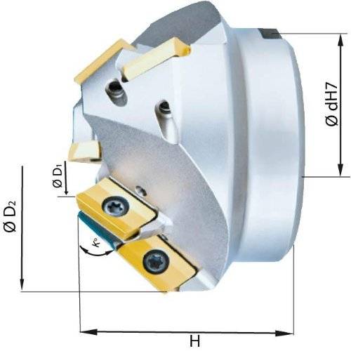 IHTec Fasenfräser 30° Z 6 für x PHT16