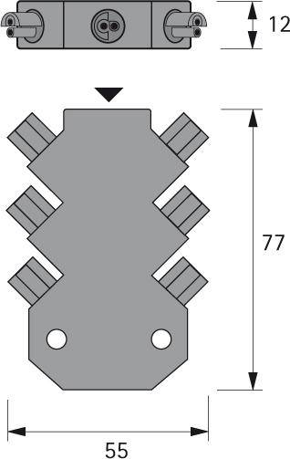 6-fach Verteiler MP2 24V 24VDC max. 8A