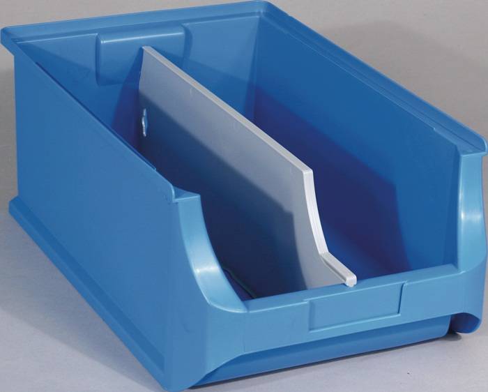 Trennw.ProfiPlus f.Stapelsichtboxen H.170mm PS grau ALLIT