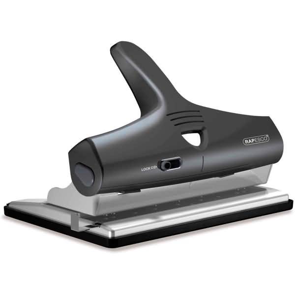 Mehrfachlocher Aluminium 32 Blatt Schwarz
