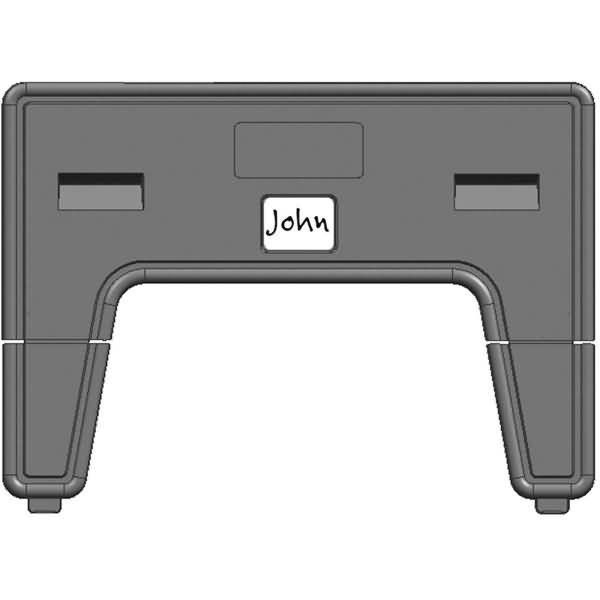 Mehrfachlocher Aluminium 32 Blatt Schwarz