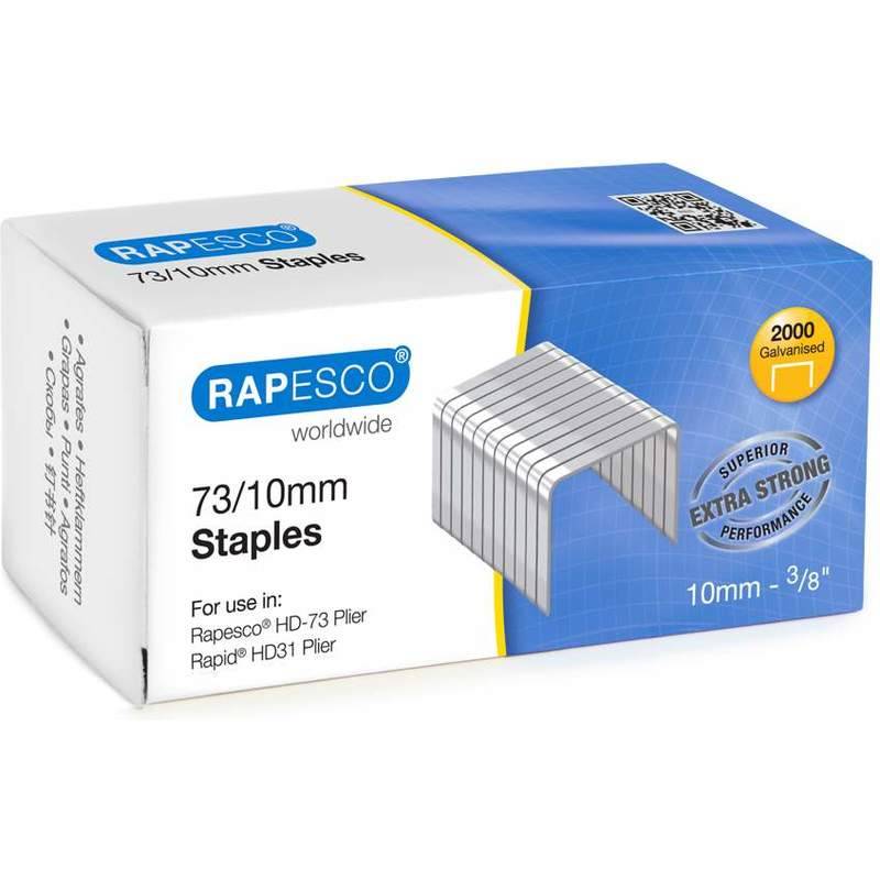 Rapesco Heftklammern - 73/10 - 10 mm - galvanisiert