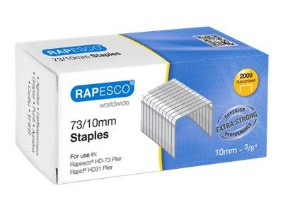 Rapesco - Heftklammern - 73/10 - 10 mm - galvanisiert