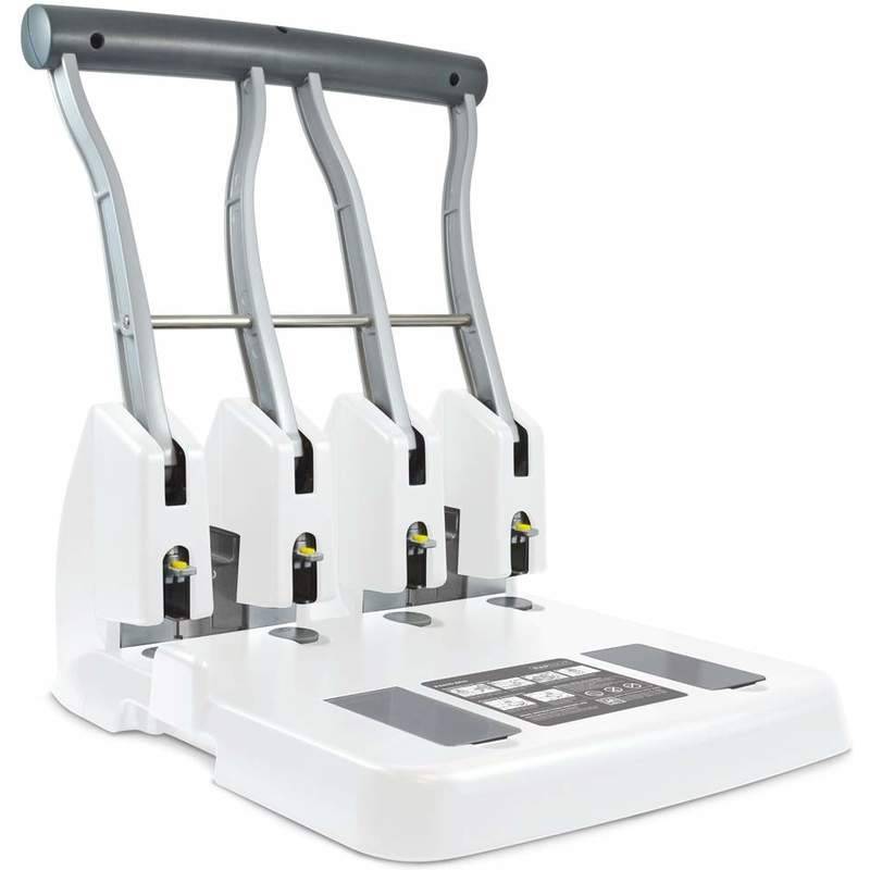 RAPESCO Vierfachlocher ECO P4400, soft weiß