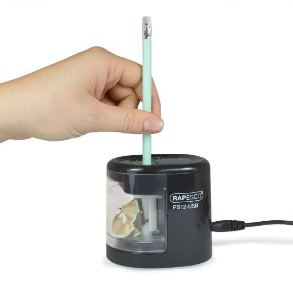 Anspitzer PS12-USB elektrisch schwarz