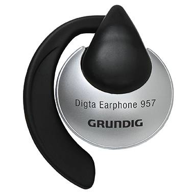 Grundig Kopfhörer Digta Earphone 957 GBS PCC9571 silber/schwarz
